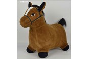 Rollelek - Krea Hop And Bounce Plush Horse Brown - 36-2032