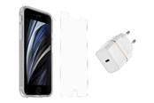 Mobil - Deksel og etui - OtterBox KIT Apple iPhone SE (3rd/2nd gen)/8/7 (React Clear/Trusted Glass/EU USB-C Wall Charger 20W - white) - 78-80516