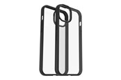 Mobil - Deksel og etui - OtterBox React Apple iPhone 15 Plus/14 Plus Black Crystal - clear/black - ProPack - 77-92767