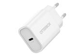 Mobil - Adaptere og ladere - OtterBox Standard EU Wall Charger 20W - 1X USB-C 20W USB-PD White - 78-81340