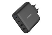 Mobil - Adaptere og ladere - OtterBox Standard EU Wall Charger 100W GaN - 2X USB-C + 2X USB-A USB-PD - black - 78-81343