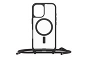 Mobil - Deksel og etui - OtterBox React Necklace MagSafe Apple iPhone 16 Black Crystal - clear/black - 77-96818