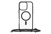 Mobil - Deksel og etui - OtterBox React Necklace MagSafe Apple iPhone 16 Pro Max Black Crystal - clear/black - ProPack - 77-96837