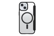 Mobil - Deksel og etui - OtterBox React Folio MagSafe Apple iPhone 16e/15/14/13 Black Crystal - clear/black - ProPack - 77-97828