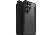 Mobil - Deksel og etui - OtterBox React Folio Samsung Galaxy S25 Ultra Black Crystal - clear/black - ProPack - 77-97834