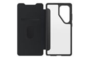 Mobil - Deksel og etui - OtterBox React Folio Samsung Galaxy S25 Ultra Black Crystal - clear/black - 77-97833