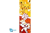 Reklameartikler - ABYstyle - POKEMON Door Poster Pikachu and Scorbunny (53x158cm) - Plakat - GBYDCO293