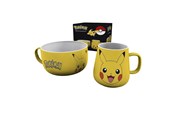 Reklameartikler - ABYstyle - POKEMON Breakfast Set Mug + Bowl Pikachu - BS0003
