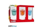 Reklameartikler - ABYstyle - POKEMON 3 Glass Set - Glass - ABYVER249