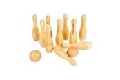 Utendørsleker - Bigjigs - Wooden Bowling Set 12 pcs. - 37048