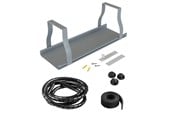 Kabelordner/Kabelstrømpe - D-LINE Desk Cable Organiser Kit Grey - DCK