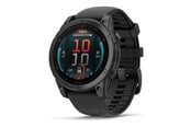 Smartklokke, Smartwatch & Sportsklokke - Garmin fēnix E - slate grey steel - sport watch with band - black - 16 GB - 010-03025-01