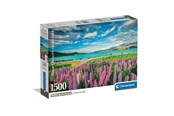 Puslespill - Clementoni Lupins at Lake Tekapo (1500) - 31731