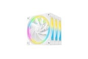 Kabinettvifte - DeepCool FL12R White Triple-Pack - Kabinettvifte - 120mm - Hvit med RGB-lys - 32 dBA - R-FL12R-WHAPN3-G