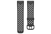 Smartklokke - Tilbehør - Puro SPORT+ Silicone Replacement band for FitBit Charge 5 - FBC5WBSPORT1BLK