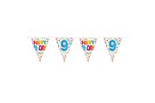 Leketøy - Folat BV - Confetti bunting 9 years 10mtr. - 27109