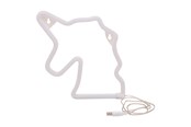 Barnerom - Johntoy Unicorn Rainbow Lamp with USB - 27720