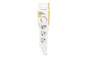 Strømkabel (ekstern) - Deltaco GT-0400 Power Strip - 1.5 m - GT-0400