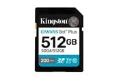 Minnekort - Kingston Canvas Go! Plus SD - 200MB/s - 512GB - SDG4/512GB