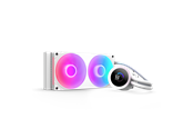 Prosessor-kjøler - NZXT Kraken Plus 240 RGB (White) - CPU Vannkjøling - RL-KR240-W2