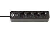 Strømkabel (ekstern) - Brennenstuhl Ecolor Power Strip Extension Lead 4-Way - 1.5 m - 1153240000