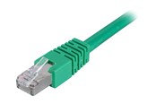 Nettverkskabel - Deltaco LAN CAT 6 - F/UTP - Grønn - 1meter - STP-611G
