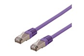 Nettverkskabel - Deltaco patch cable - 1.5 m - purple - Purpur - 1m - STP-611PAU