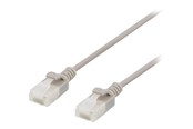 Nettverkskabel - Deltaco patch cable - 50 cm - grey - Grå - 0.5m - UUTP-1010