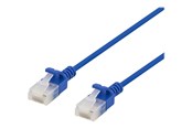 Nettverkskabel - Deltaco patch cable - 50 cm - blue - Blå - 0.5m - UUTP-1011