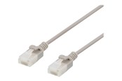 Nettverkskabel - Deltaco patch cable - 1 m - grey - Grå - 1meter - UUTP-1020