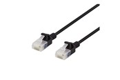 Nettverkskabel - Deltaco patch cable - 5 m - black - Svart - 5m - UUTP-1067