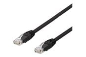 Nettverkskabel - Deltaco TP-620SAU - patch cable - 20 m - black - Svart - 20m - TP-620SAU