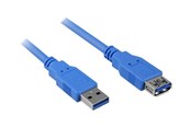 USB - Sharkoon - USB extension cable - USB Type A to USB Type A - 2 m - 4044951015689