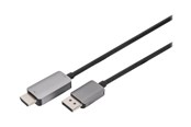 Skjermkabel - DIGITUS adapter - DisplayPort / HDMI - 1.8 m - DB-340305-018-S