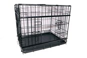 Hund - Active Canis - Premium bur med skyvedør - Svart - 122 x 76 x 84 cm - 97407