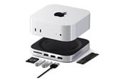 Dokkingstasjon - Satechi Mac Mini M4 Stand & Hub with SSD Enclosure - ST-GNMMES