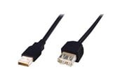 USB - DIGITUS ASSMANN - USB extension cable - USB to USB - 1.8 m - AK-300202-018-S