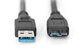 USB - DIGITUS USB-A to USB Micro-B - 1m - AK-300116-010-S