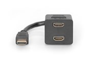 Skjermkabel - DIGITUS HDMI Y-Splitter Cable - 0.2m - AK-330400-002-S