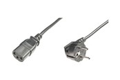 Strømkabel (intern) - DIGITUS power cable - power IEC 60320 C13 to power CEE 7/7 - 2.5 m - AK-440100-025-S