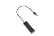 USB-hub - Insmat - hub - 4 ports USB-hub - USB 3.2 - 4 porter - Svart - 133-1040