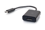 Skjermkabel - C2G USB-C to DisplayPort Adapter Converter - 4K 60Hz - Black - video adapter - 24 pin USB-C to DisplayPort - C2G26933