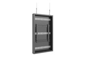 Veggmontering, AV-braketter & AV-møbler - Multibrackets M Pro Series enclosure - small - for flat panel - high brightness - black (RAL 9005) - Max 25 kg - recommended for 46" - 7350105219351