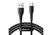USB - Joyroom  Starry series SA32-AC6 100W USB-A / USB-C cable 1m - black - 6956116759629