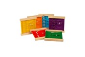 Treleker - Bigjigs Wooden Clasp and Button Frames 6pcs. - 37003