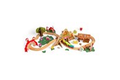 Treleker - Bigjigs Wooden Monster Train Set 50pcs. - BJT612