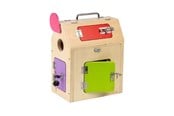 Treleker - Bigjigs Wooden House with Locks and Bolts 5pcs. - 37004