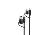 USB - ALOGIC 4-in-1 100W Silicone Flexible Cable - 1.5m - ELSI4IN1U2BK1.5