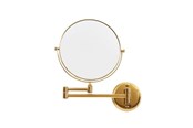 Sminkespeil - UNIQ Wall Mirror with 10x Magnification in Gold - 7023-1