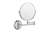 Sminkespeil - UNIQ Wall Mirror with 10x Magnification in Silver - 7023